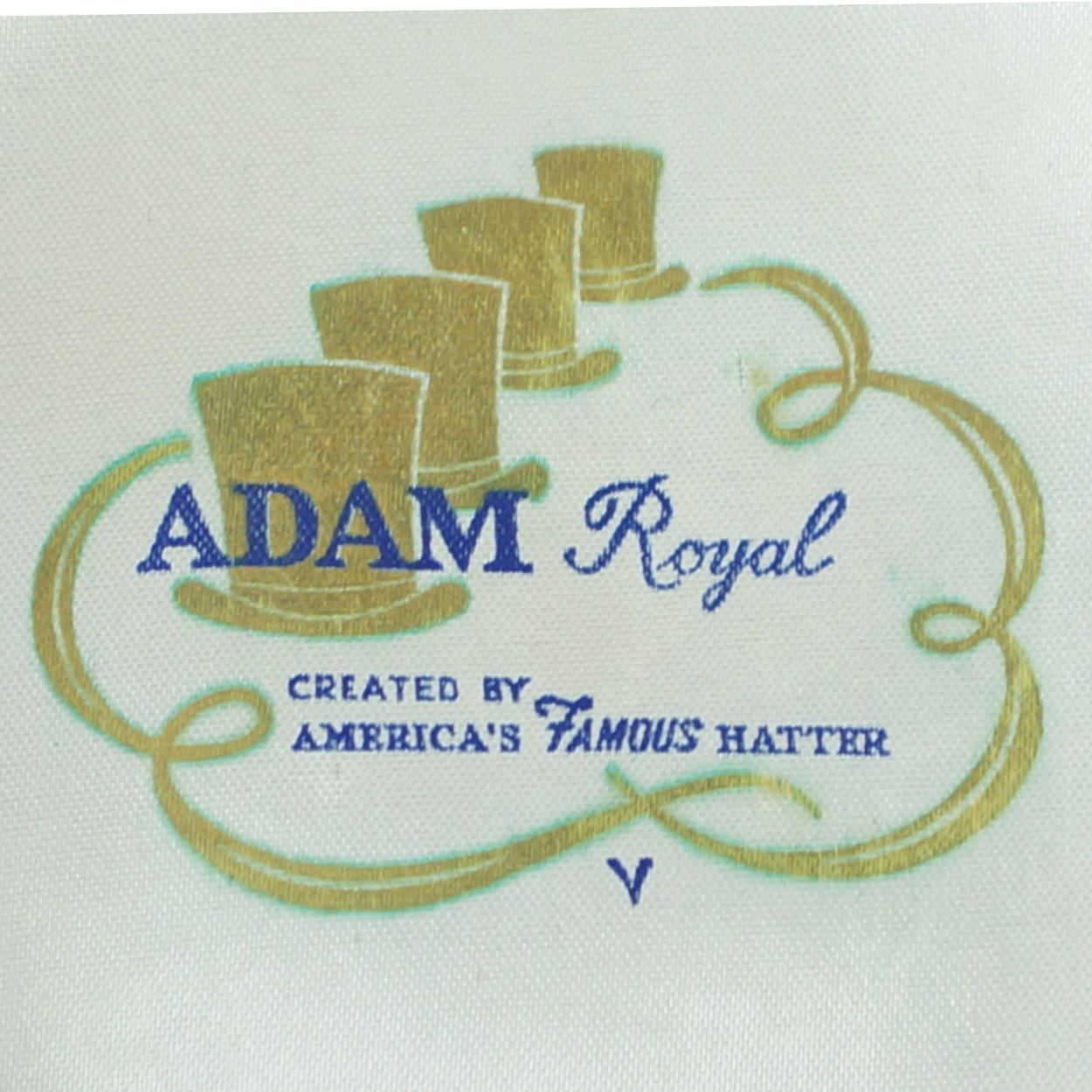 Vintage Adam Pork Pie Hat 1940s 50s Flat Fedora Style 7 1/4 - Poppy's Vintage Clothing