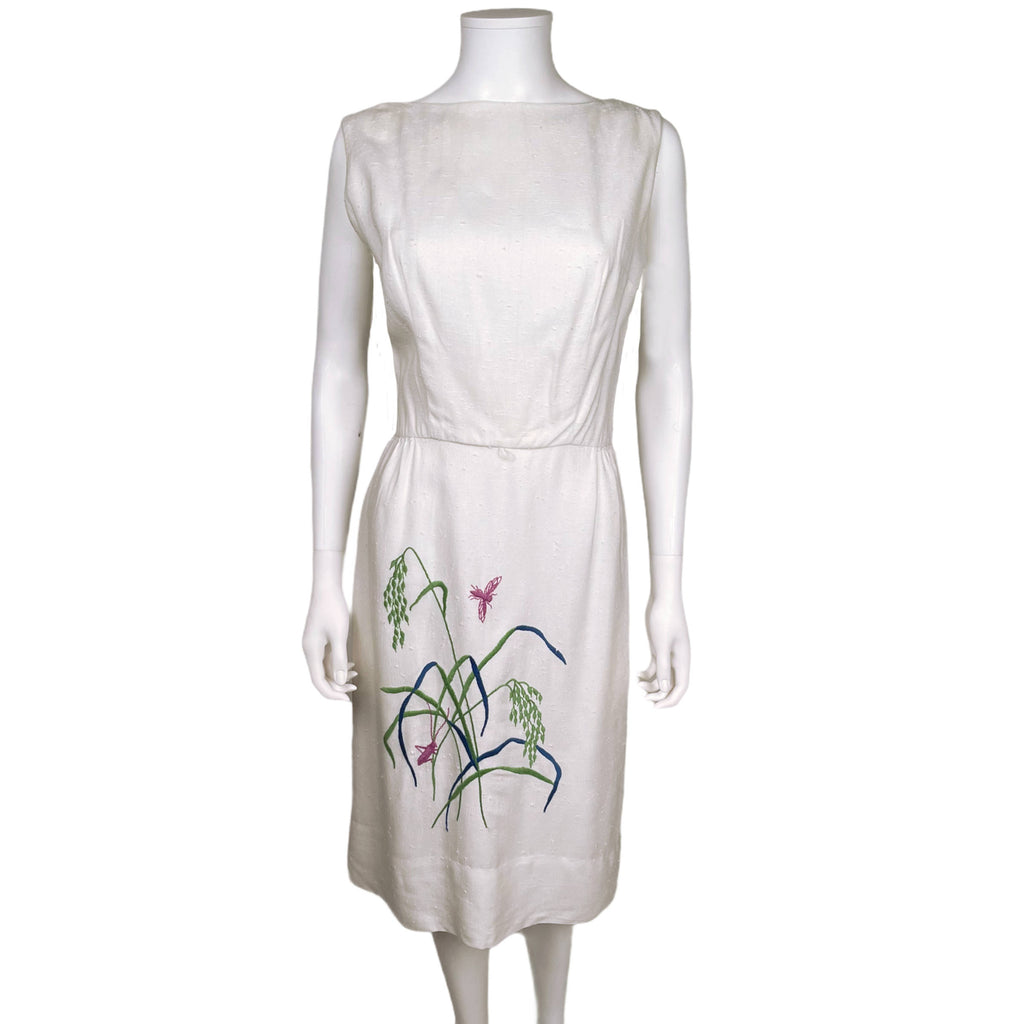 Vintage 1950s Day Dress Adele Martin Original Size M