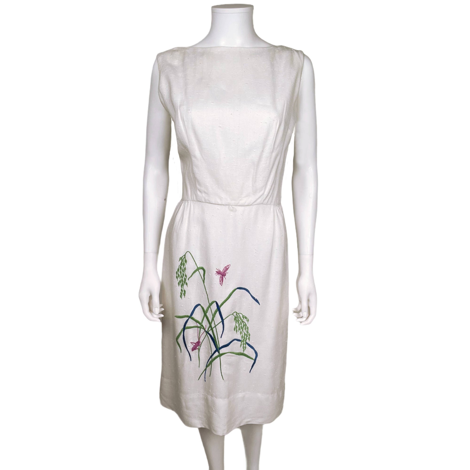 Vintage 1950s Day Dress Adele Martin Original Size M