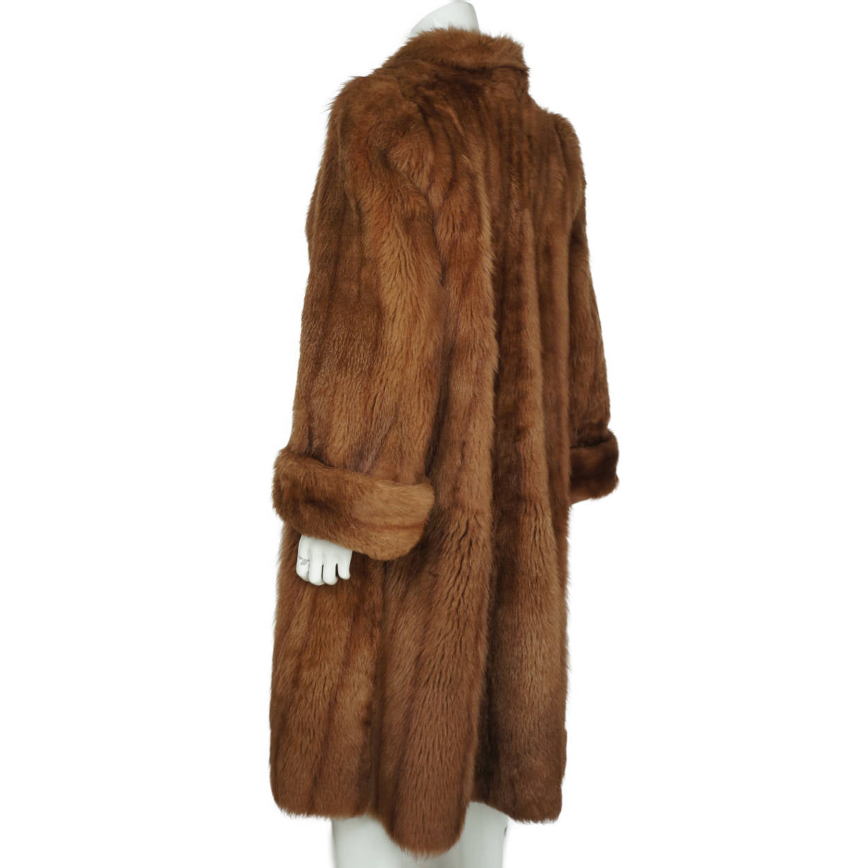 Glamorous 1950s Sheepskin Coat Tescan Admoir Fur Stephen Adler London Ladies M - Poppy's Vintage Clothing