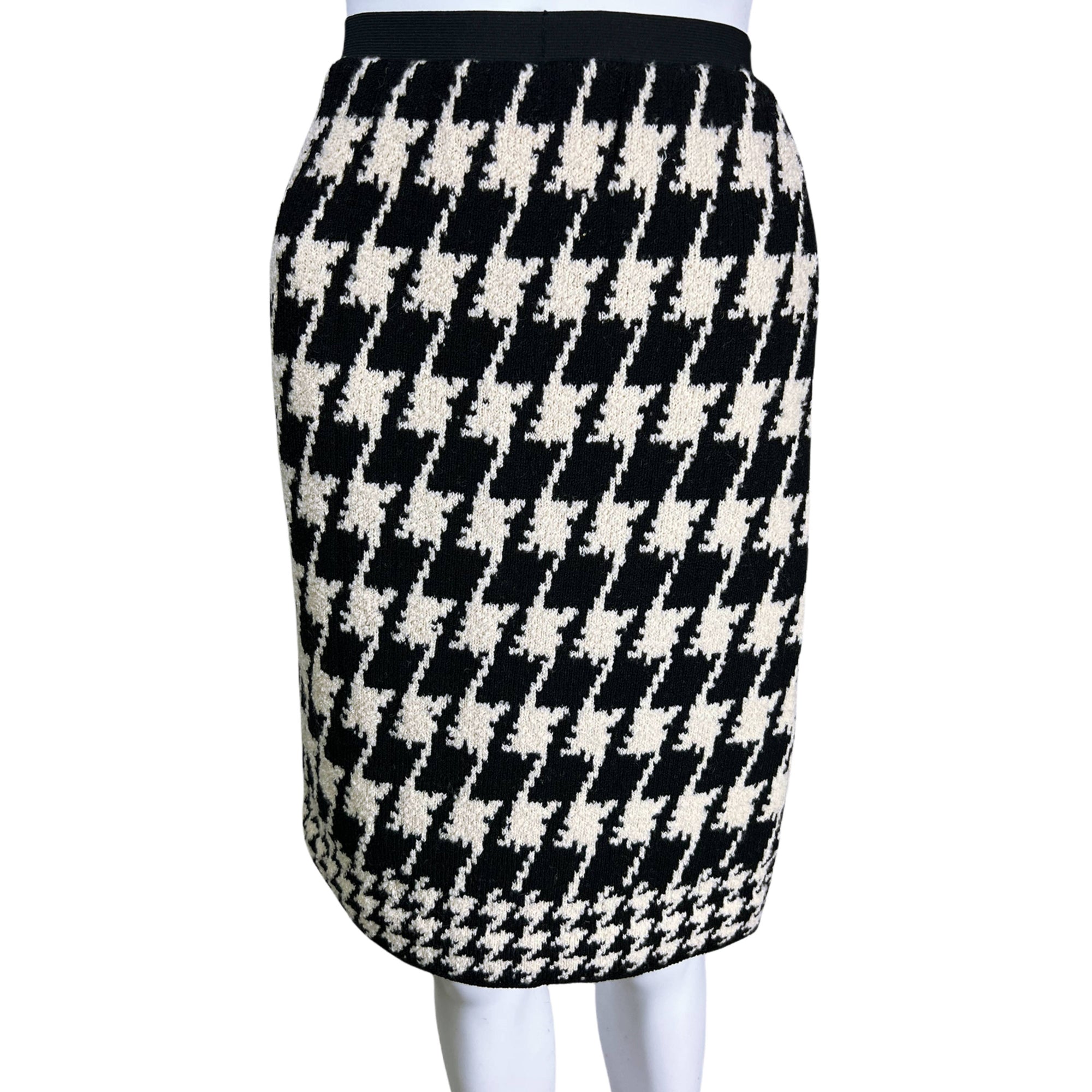 Vintage 1980s Ladies Suit Knit Wool Adolfo at Saks 5th Ave M