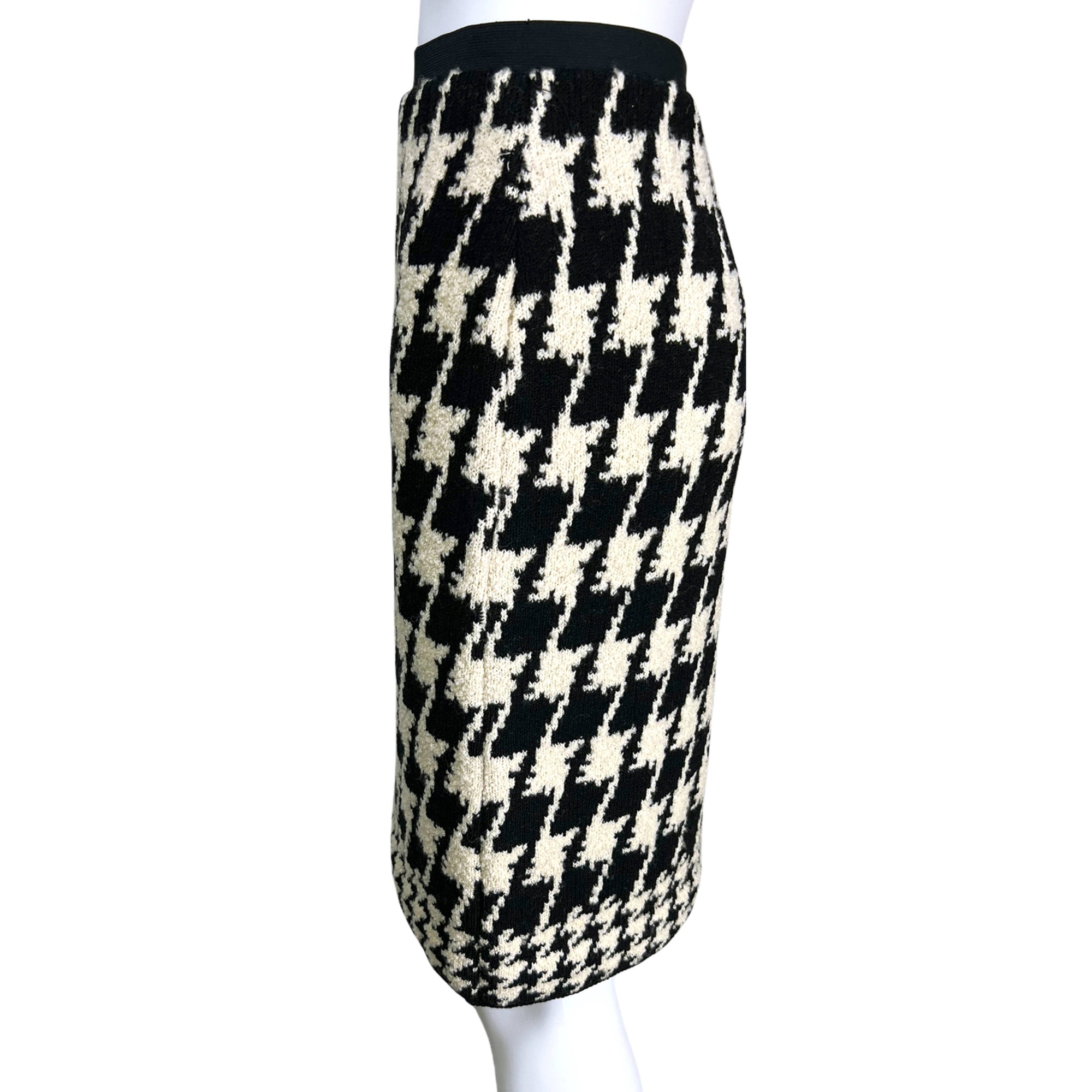 Vintage 1980s Ladies Suit Knit Wool Adolfo at Saks 5th Ave M