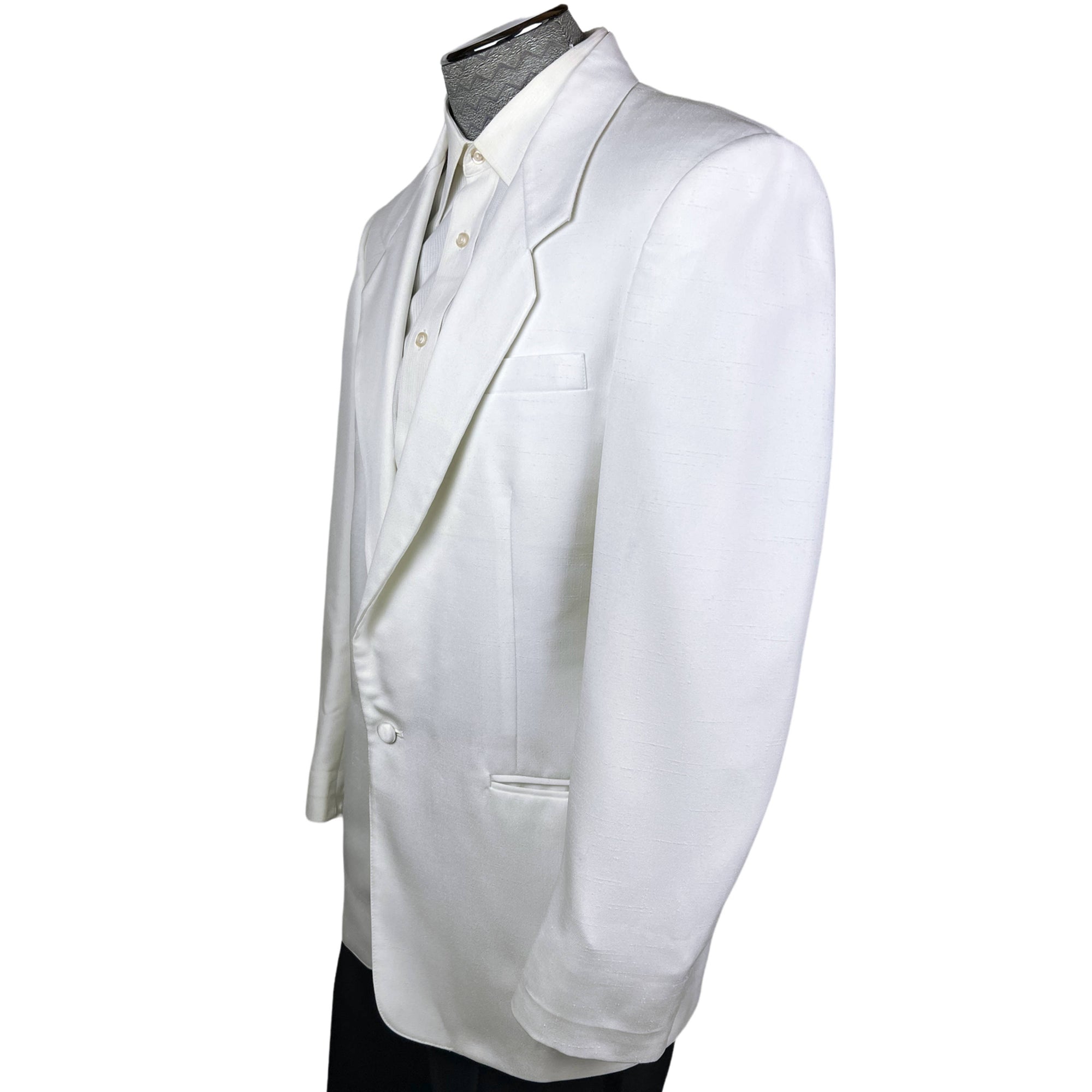 Vintage 1980s Miami Vice Jacket White Heat After Six Size 40