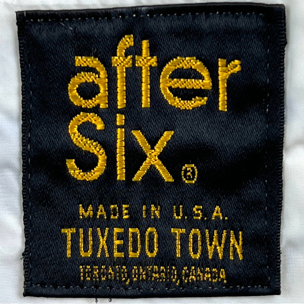 Vintage 1980s Miami Vice Jacket White Heat After Six Size 40