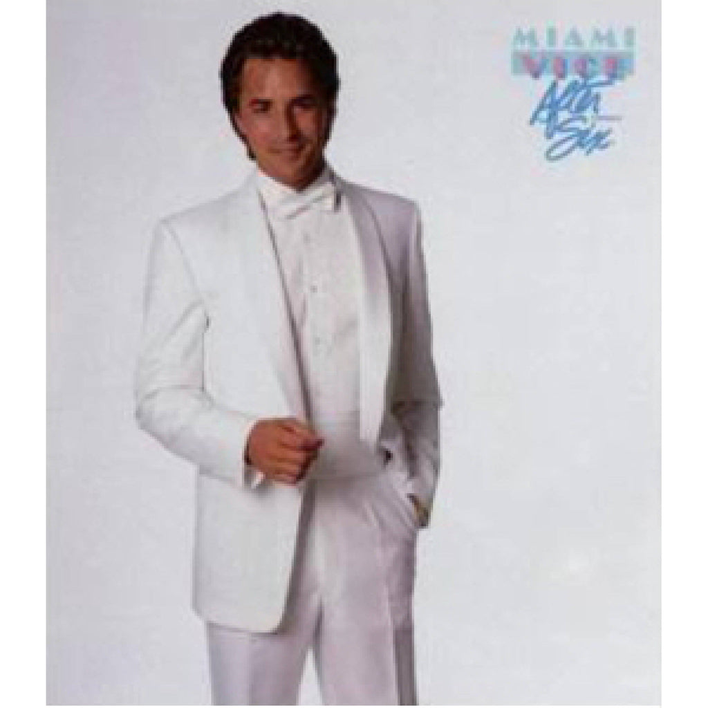 Vintage 1980s Miami Vice Jacket White Heat After Six Size 40