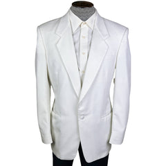 Vintage 1980s Miami Vice Jacket White Heat After Six Size 40