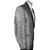 Vintage 1960s Silver Brocade Tuxedo Jacket Mens Size 42 Long