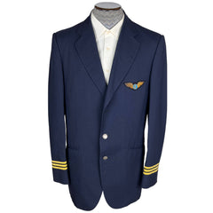 Vintage Air Transat Pilot Uniform Jacket Quebec Airline 1991