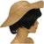 Vintage 1950s Straw Hat Irregular Brim Anny Gardens Montreal Size M - Poppy's Vintage Clothing