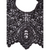 Antique Victorian Black Lace Collar - Bobbin Lace - Poppy's Vintage Clothing