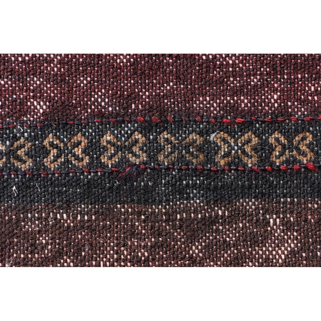 Antique Tribal Kilim Carpet Timuri Baluch Khorjun Saddle Bag Hand Knotted Wool - Poppy's Vintage Clothing