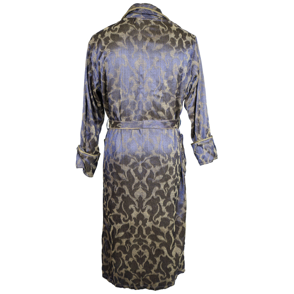 Vintage Mens Dressing Gown Lounging Robe 1910s 1920s Size M - Poppy's Vintage Clothing