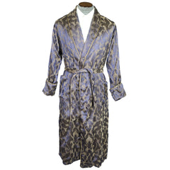 Vintage Mens Dressing Gown Lounging Robe 1910s 1920s Size M - Poppy's Vintage Clothing