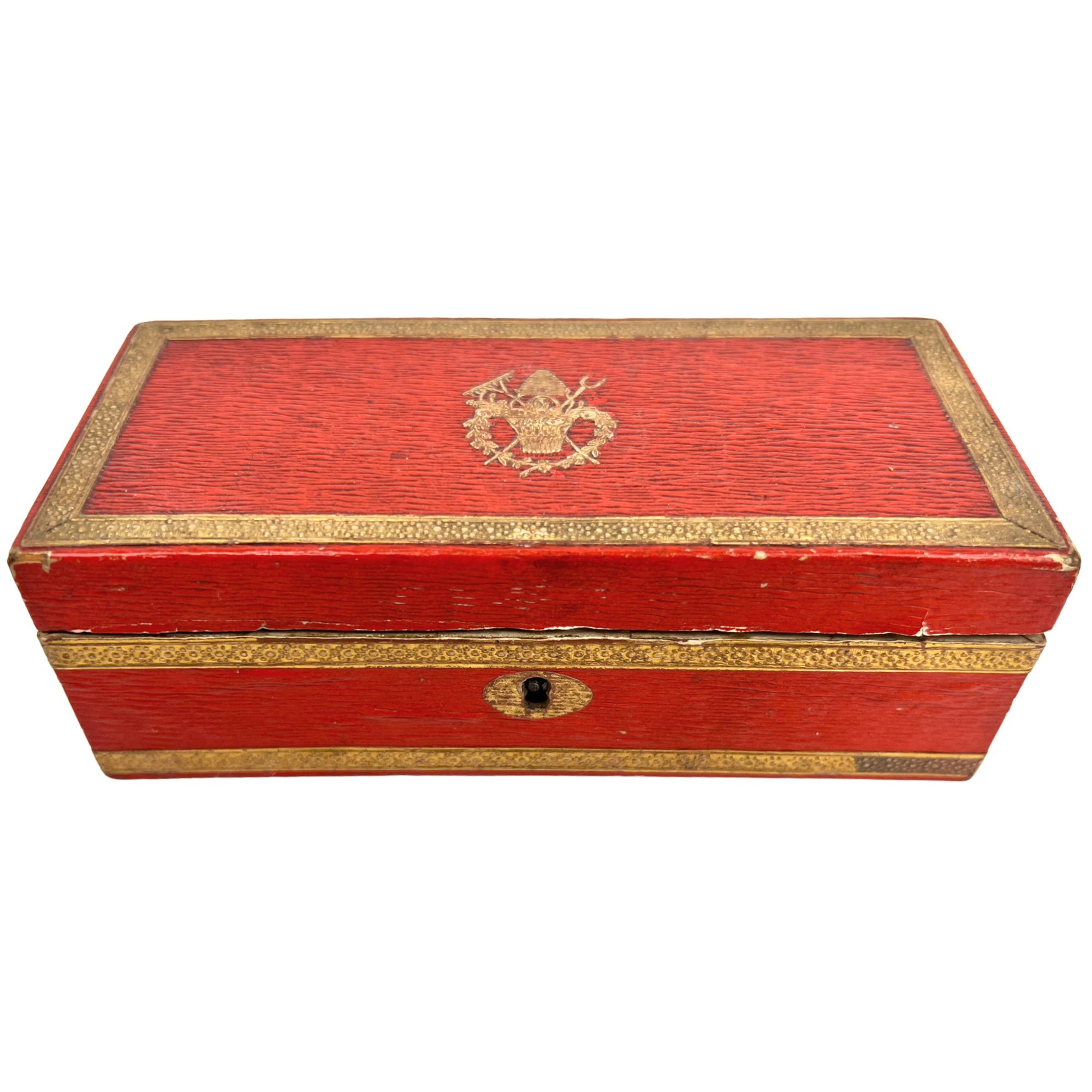 Antique Georgian Sewing Etui Kit w Pin Cushion Books 19th c