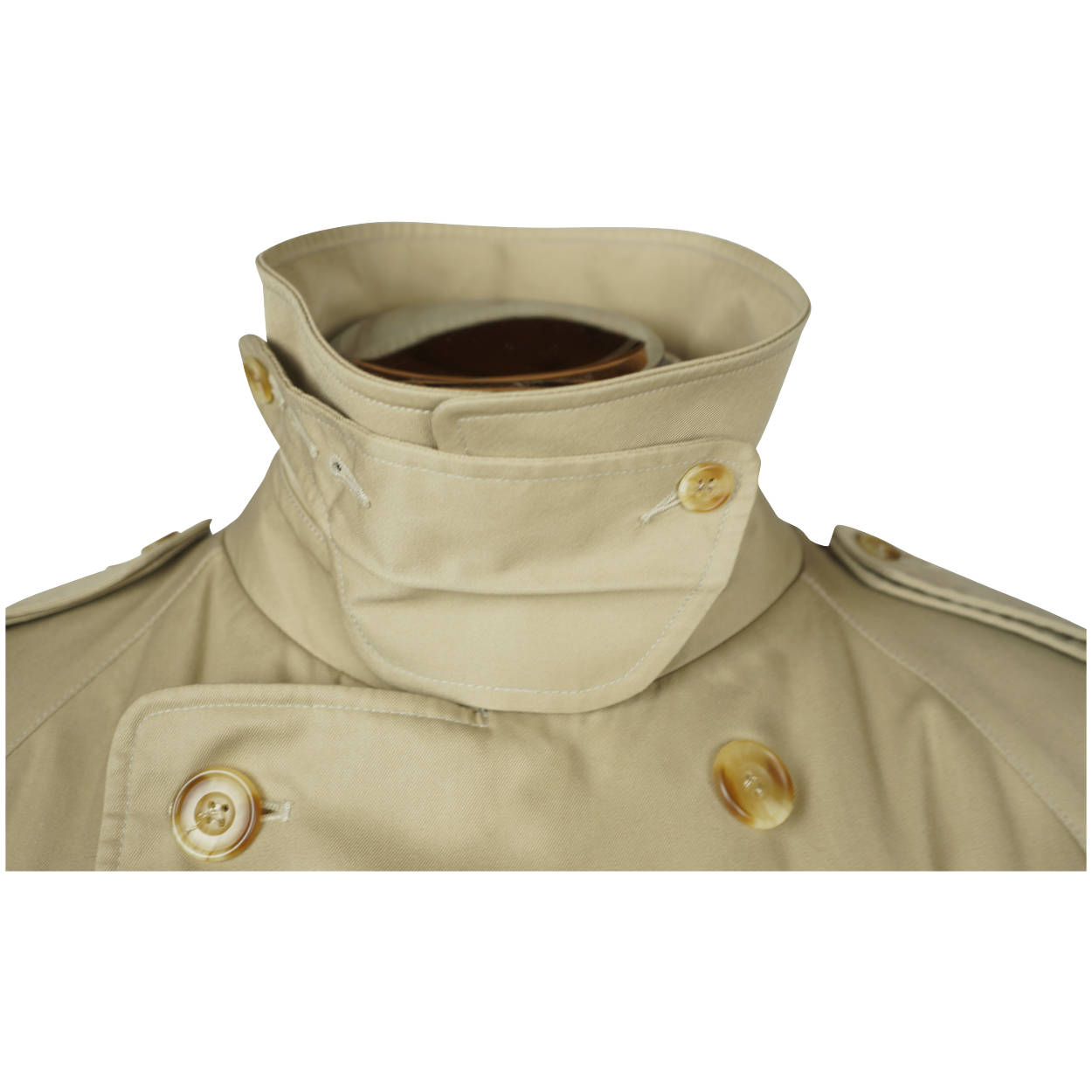 Vintage 70s Aquascutum Trench Coat Raincoat Mens Size XL - Poppy's Vintage Clothing