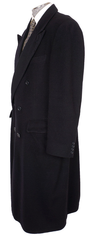 Vintage 1980s Cashmere Coat by Aquascutum - Mens - 42R - Poppy's Vintage Clothing