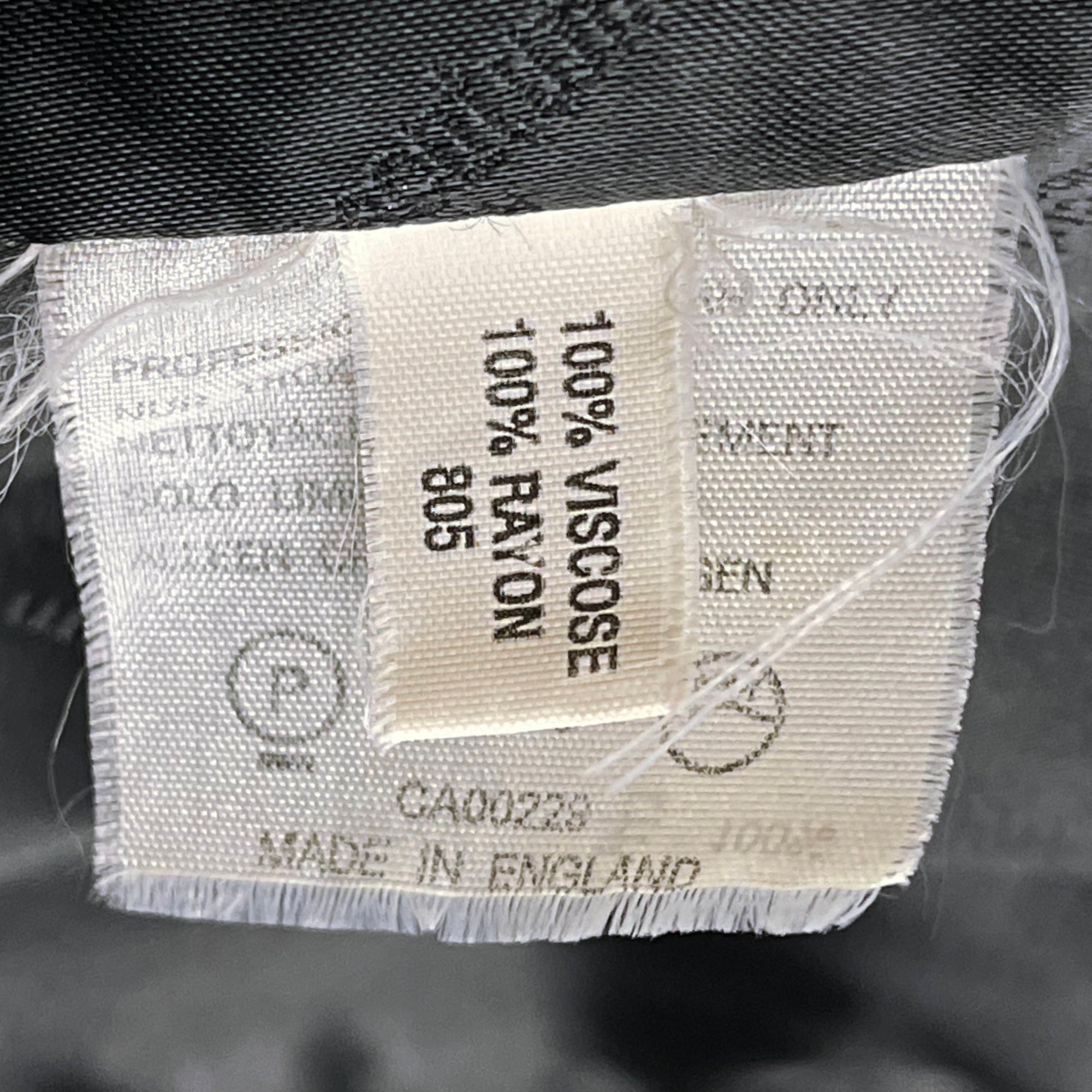 Vintage Aquascutum Overcoat Herringbone Charcoal Wool Size L