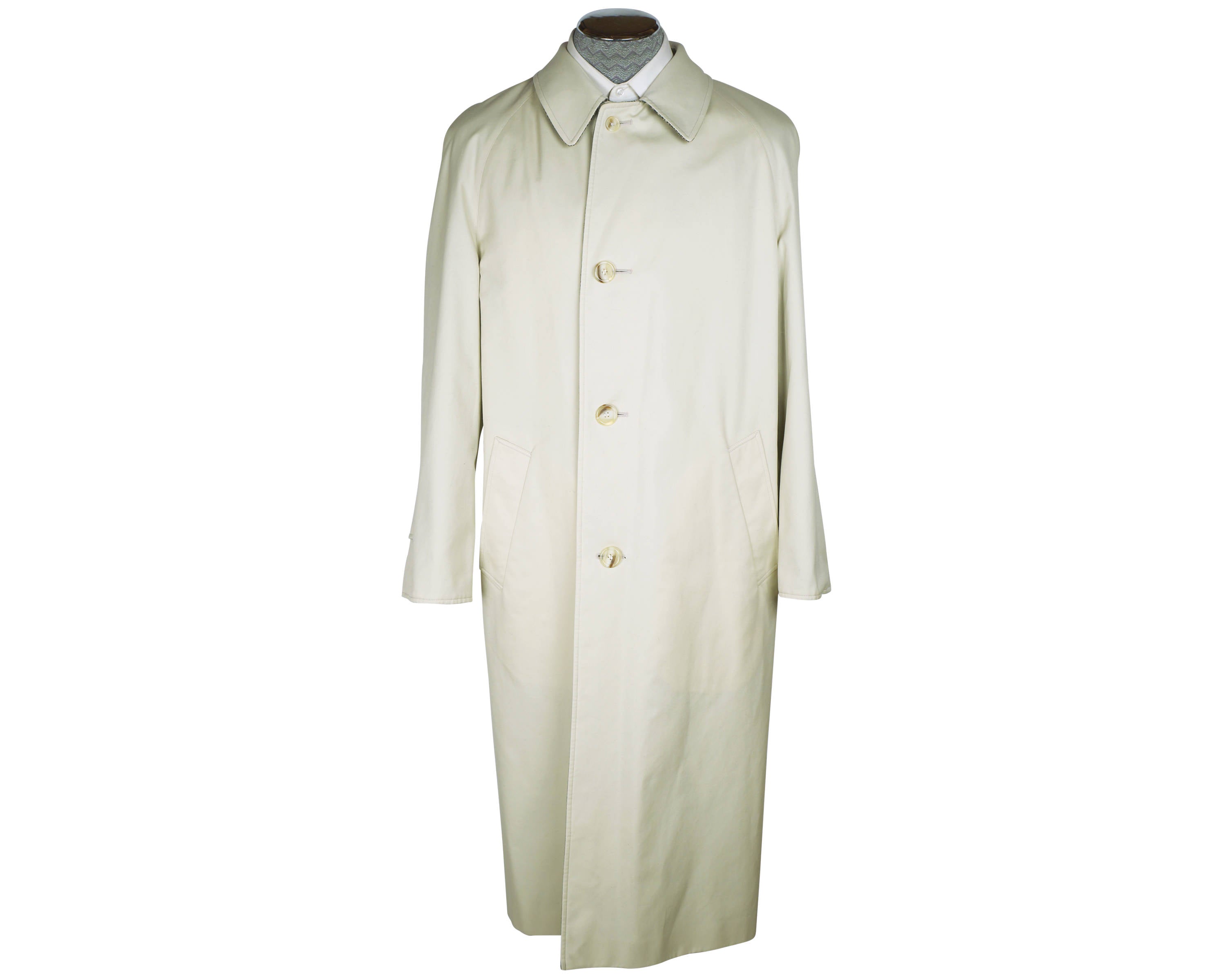 ジャケット・アウター 80s Aquascutum Hyper Long Trench Coat 1970s-80s Vintage Trench Raincoat by Aquascutum – Poppy's