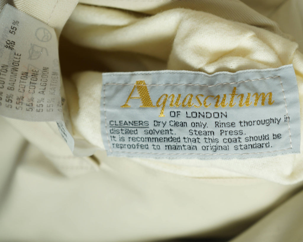 Vintage English Aquascutum Raincoat Reversible 