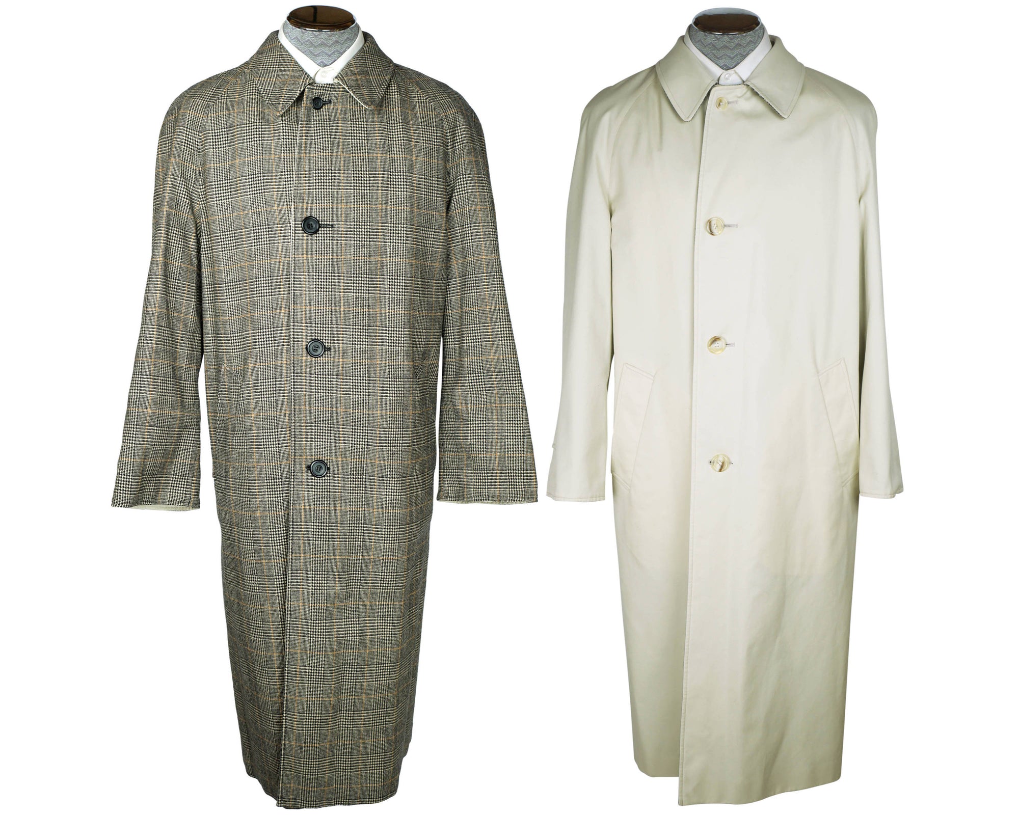 Vintage English Aquascutum Raincoat Reversible 