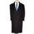 Vintage Giorgio Armani Black Label Overcoat Wool Mens Coat Size L Long Topcoat - Poppy's Vintage Clothing