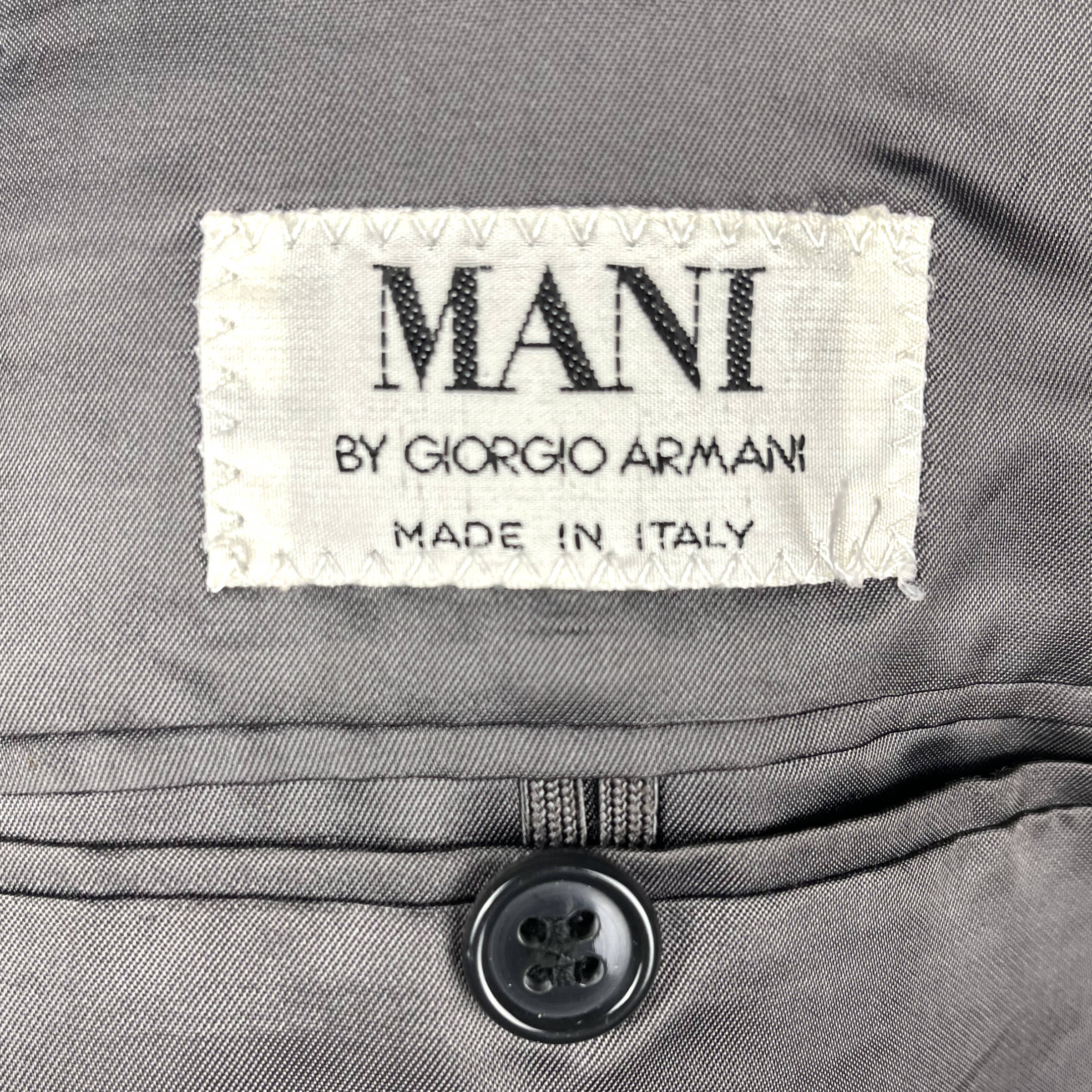 Vintage 1980s Giorgio Armani Jacket Sport Coat Mani Sz 42 L