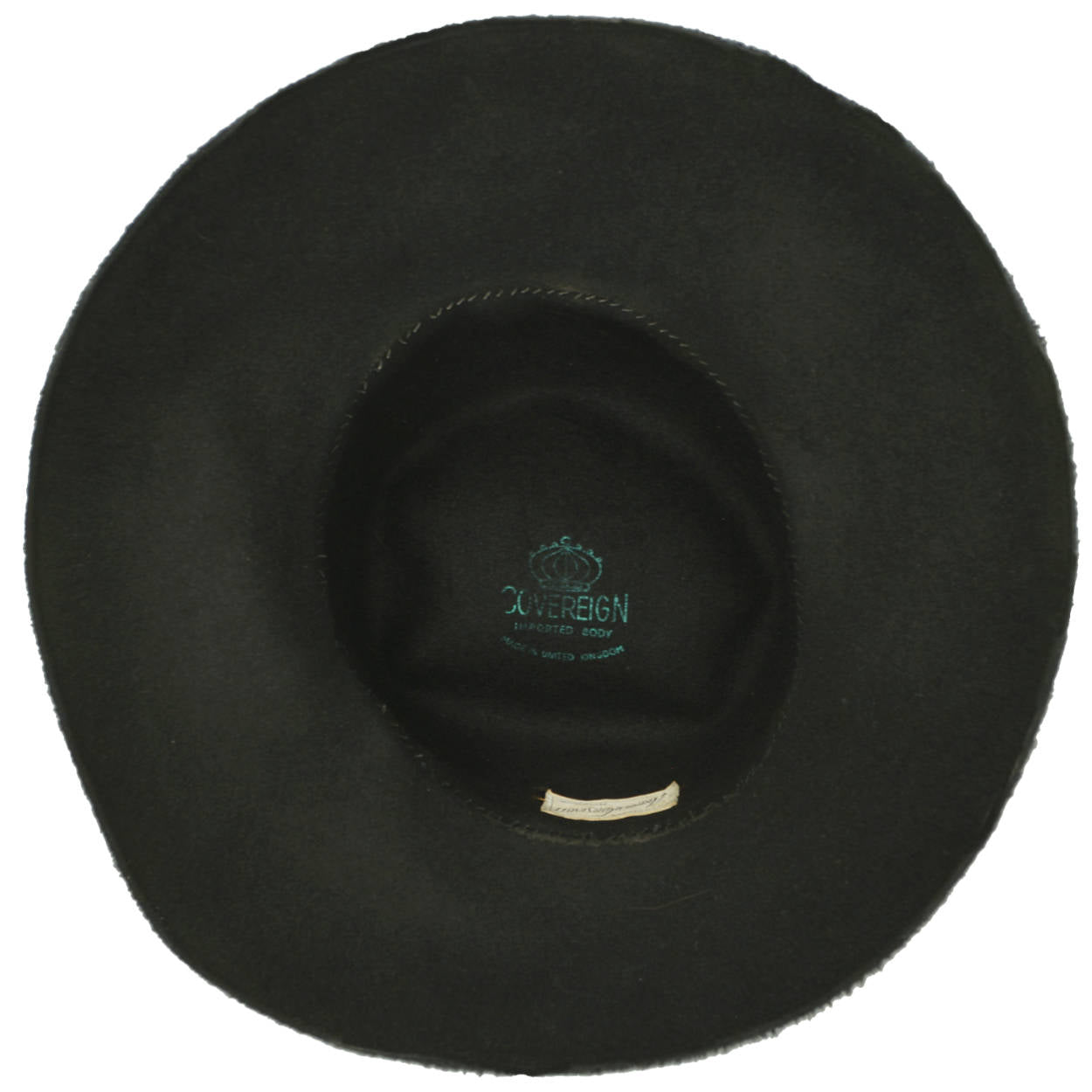 Vintage Arnold Constable Bucket Hat 50s 60s Black Pliable Plush Fur Felt Size M - Poppy's Vintage Clothing