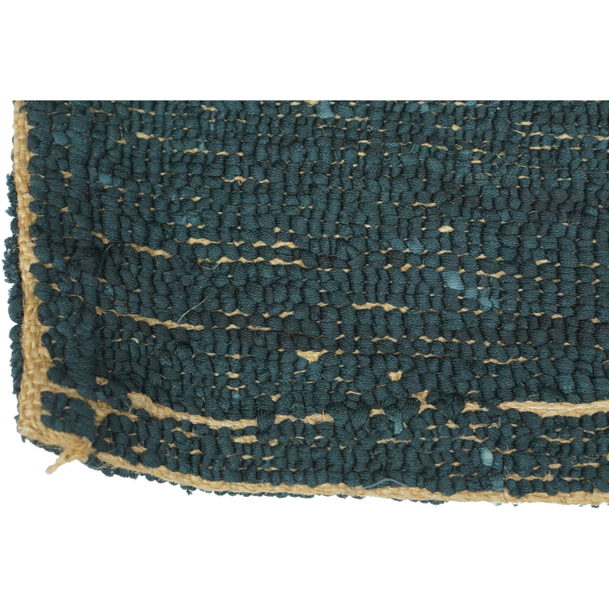 Vintage Folk Art Hooked Rug Bird &amp; Flower Scene Deco Era 1920s 30s - Poppy's Vintage Clothing