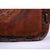 Vintage 1970s Artisan Hand Tooled Leather Briefcase Quebec Made Signed JAPY 79 - Poppy's Vintage Clothing