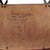 Vintage 1970s Artisan Hand Tooled Leather Briefcase Quebec Made Signed JAPY 79 - Poppy's Vintage Clothing
