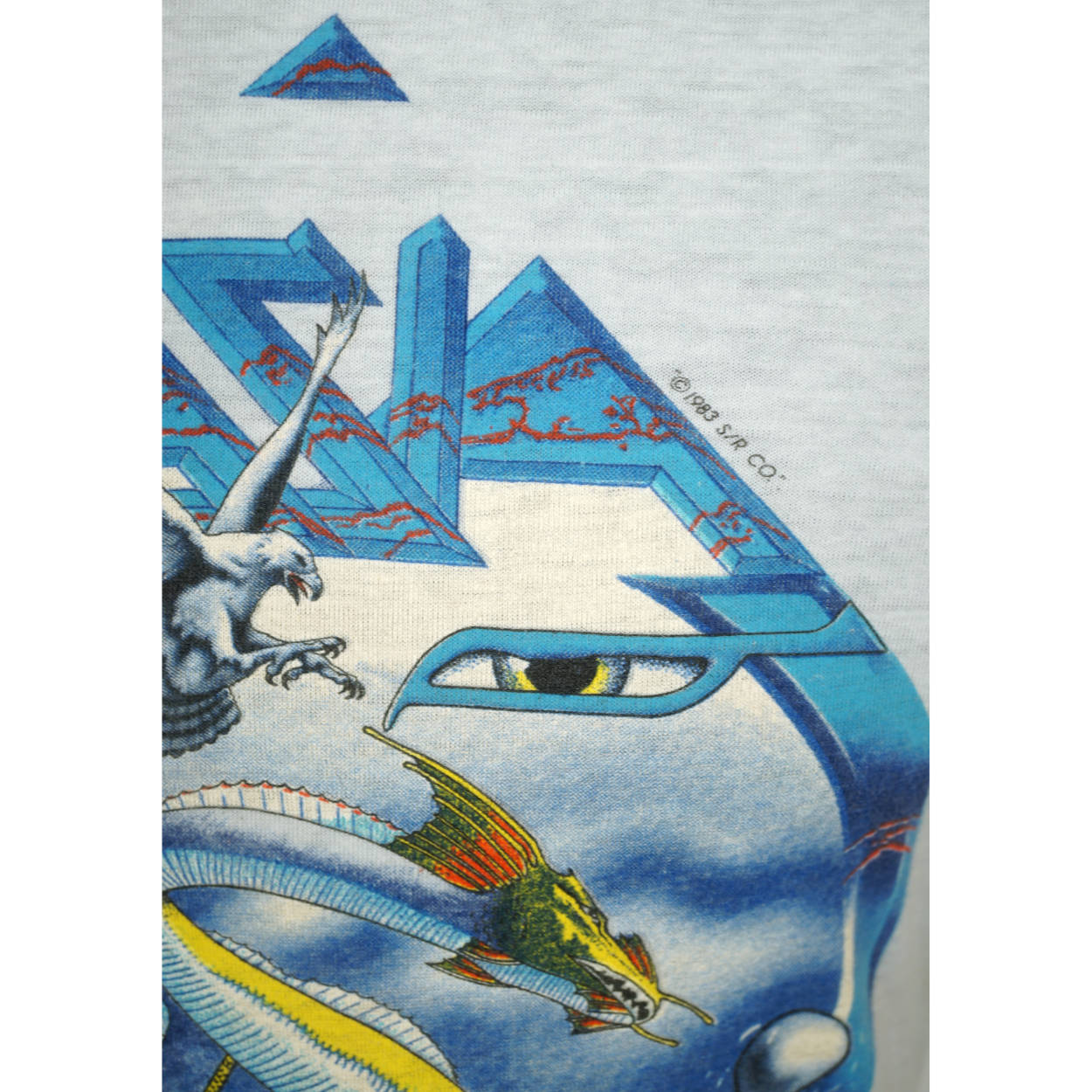 Vintage Rock T Shirt Asia 1983 Invasian Tour Original Montreal Concert Size M - Poppy's Vintage Clothing