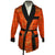 Vintage 1960s Mens Smoking Jacket Red Satin Short Lounging Robe By Majestic Sml - Poppy's Vintage Clothing