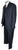 1950s Vintage 3-Piece Suit Hand Tailored Jacket Vest Pants Grey-Blue with Muted Stripe Wool - Poppy's Vintage Clothing