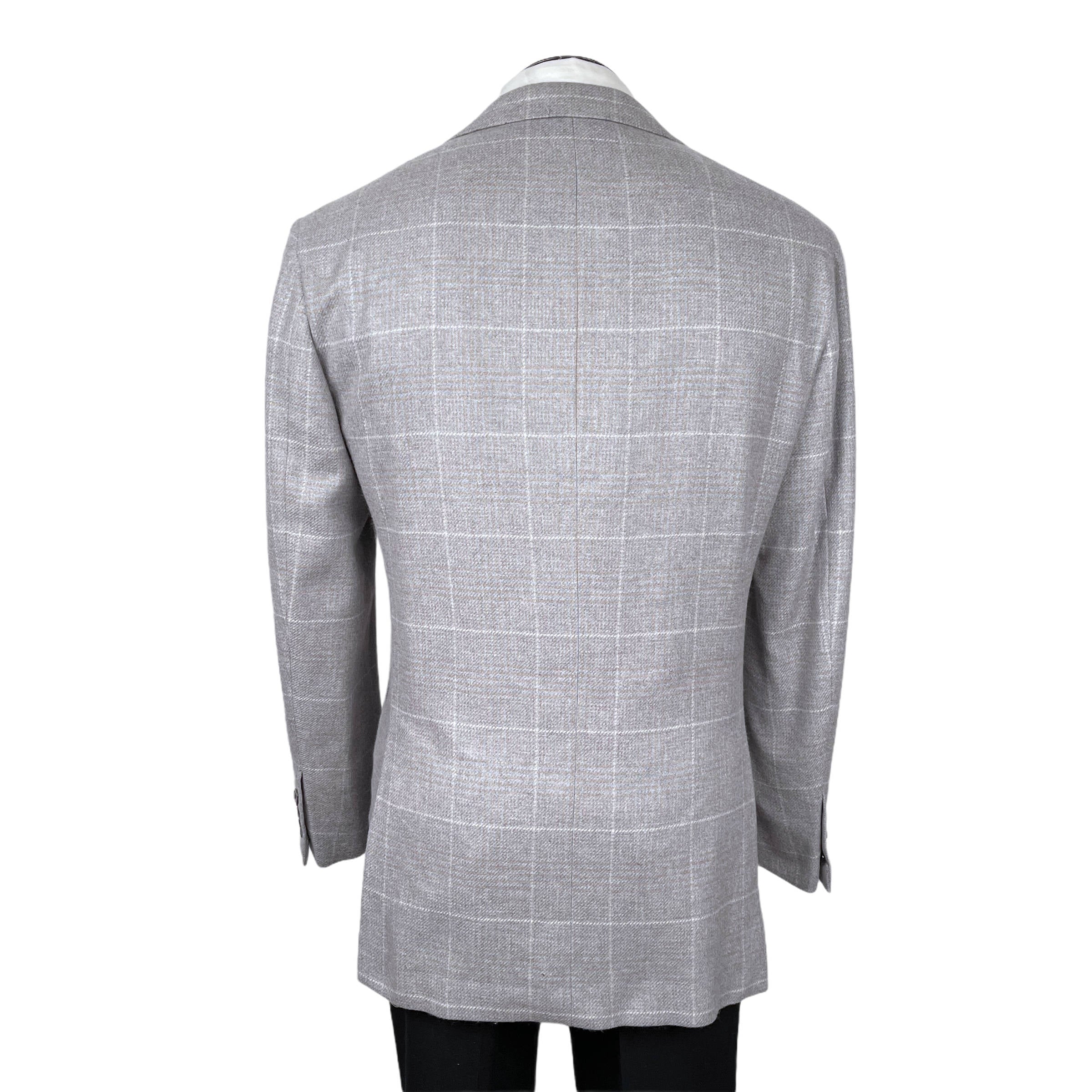 D’Avenza Suit Jacket Pure Cashmere Sport Coat Sz 42