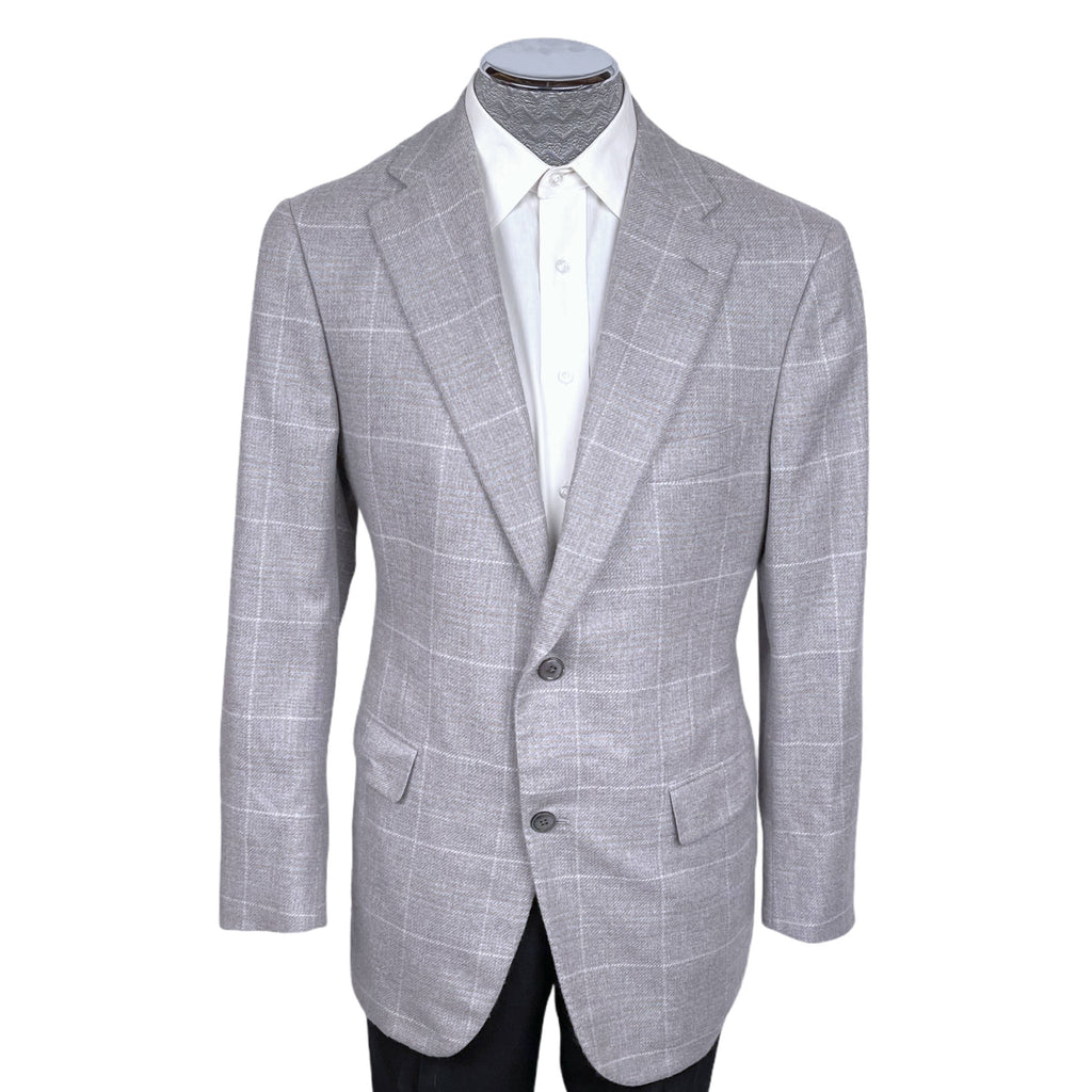 D’Avenza Suit Jacket Pure Cashmere Sport Coat Sz 42
