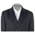 Vintage 1960s Mens Overcoat Ayers Wool Black Coat Size M L