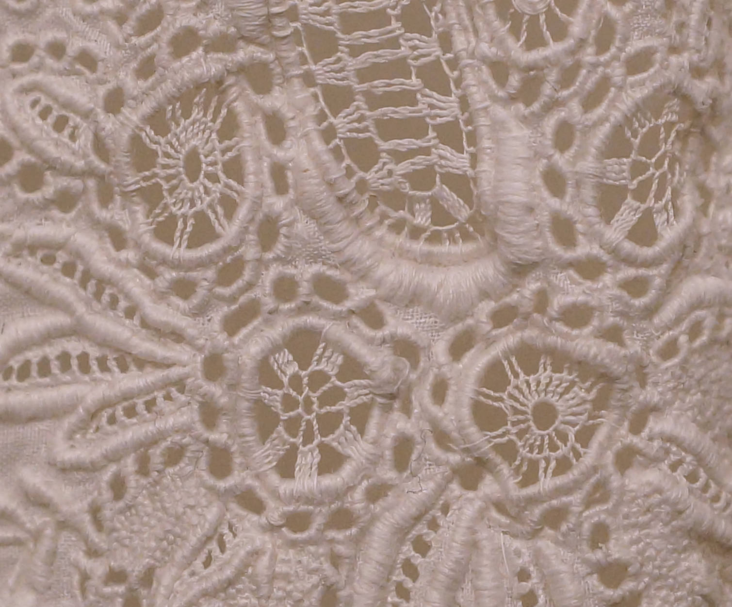 Antique 19th Ayrshire Whitework Embroidery Christening Gown Baptismal Robe As Is - Poppy's Vintage Clothing