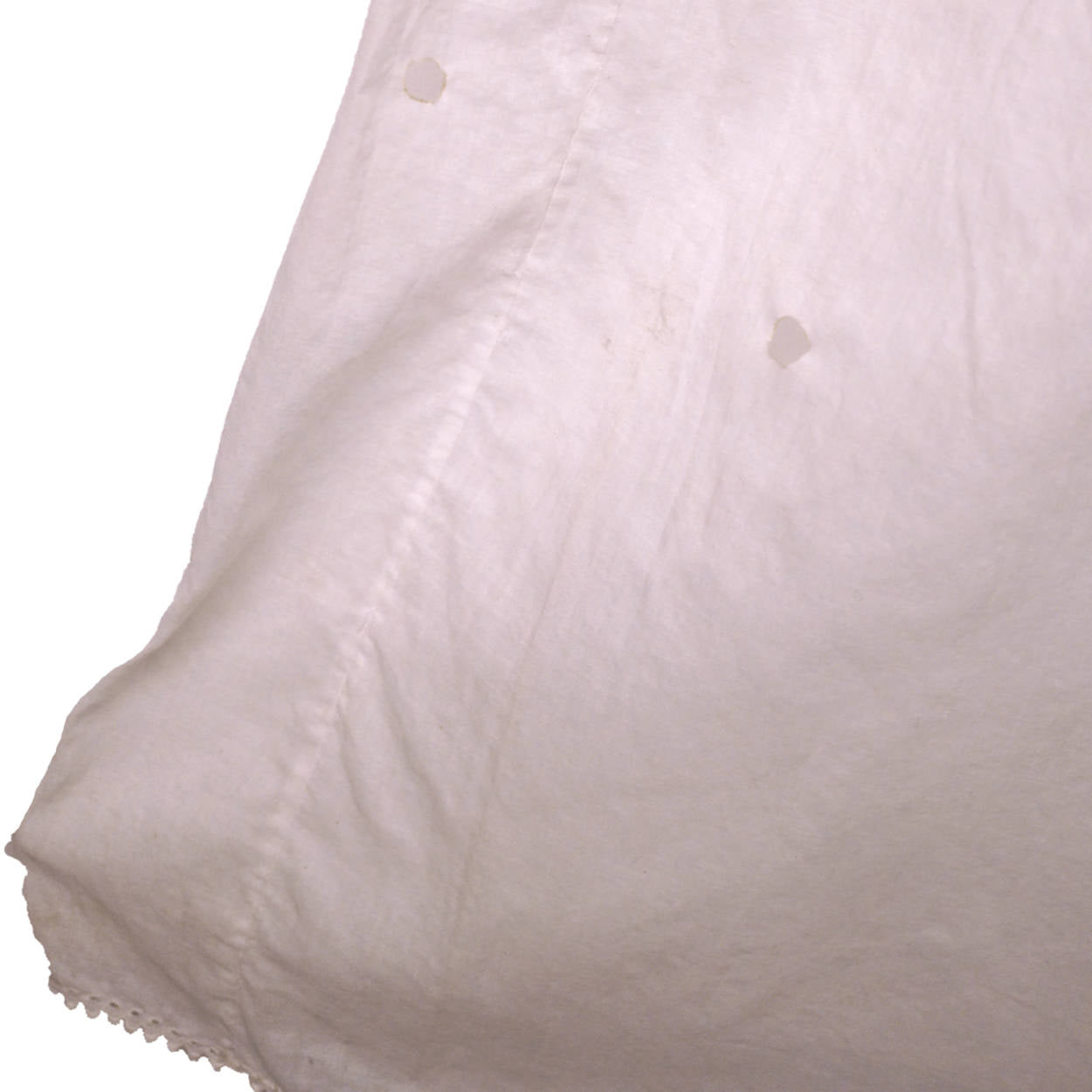 Antique 19th Ayrshire Whitework Embroidery Christening Gown Baptismal Robe As Is - Poppy's Vintage Clothing