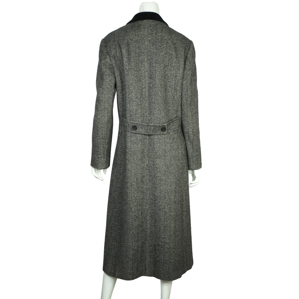 Vintage 70s Tweed Coat B Altman Fifth Avenue Ladies Size M - Poppy's Vintage Clothing