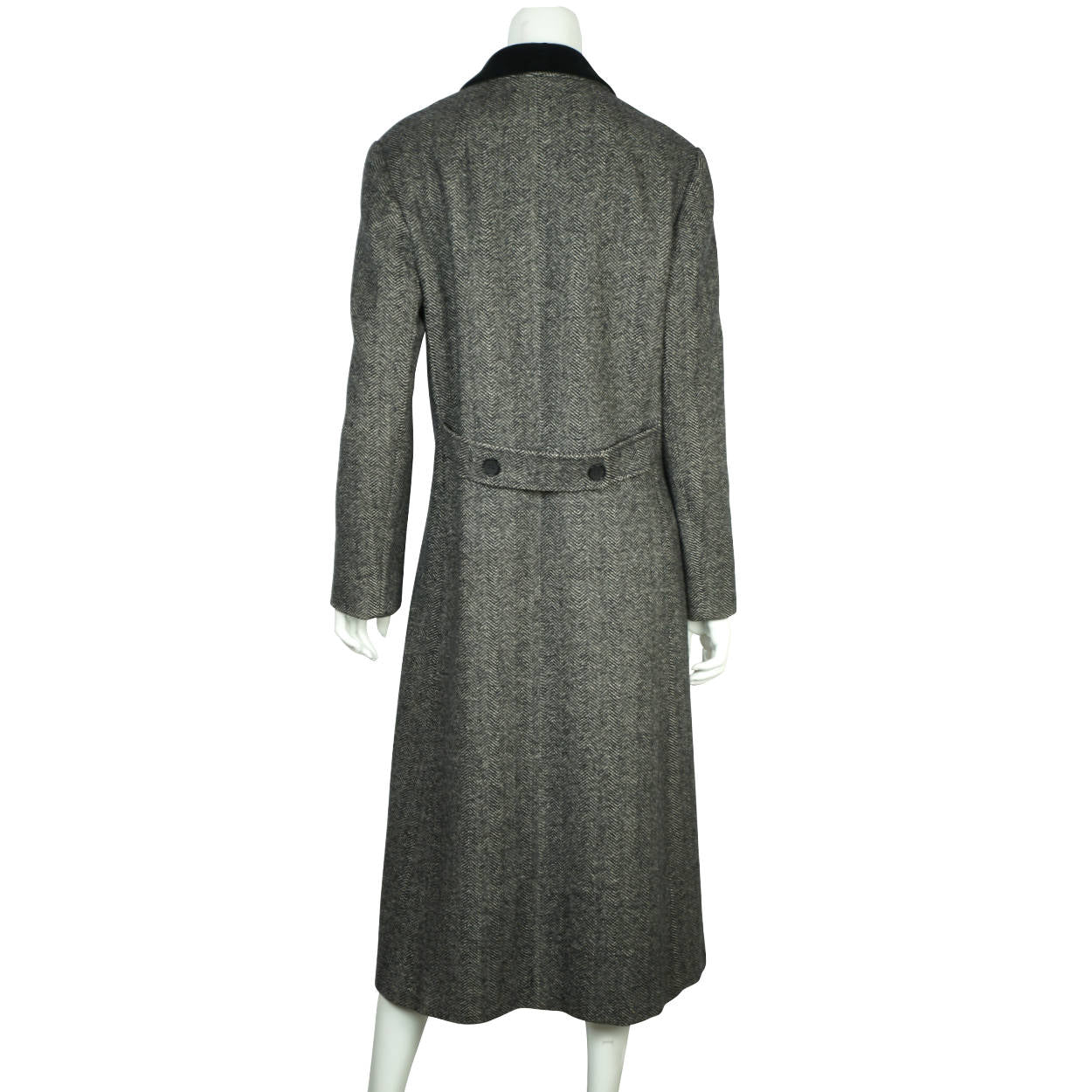 Vintage 70s Tweed Coat B Altman Fifth Avenue Ladies Size M - Poppy's Vintage Clothing