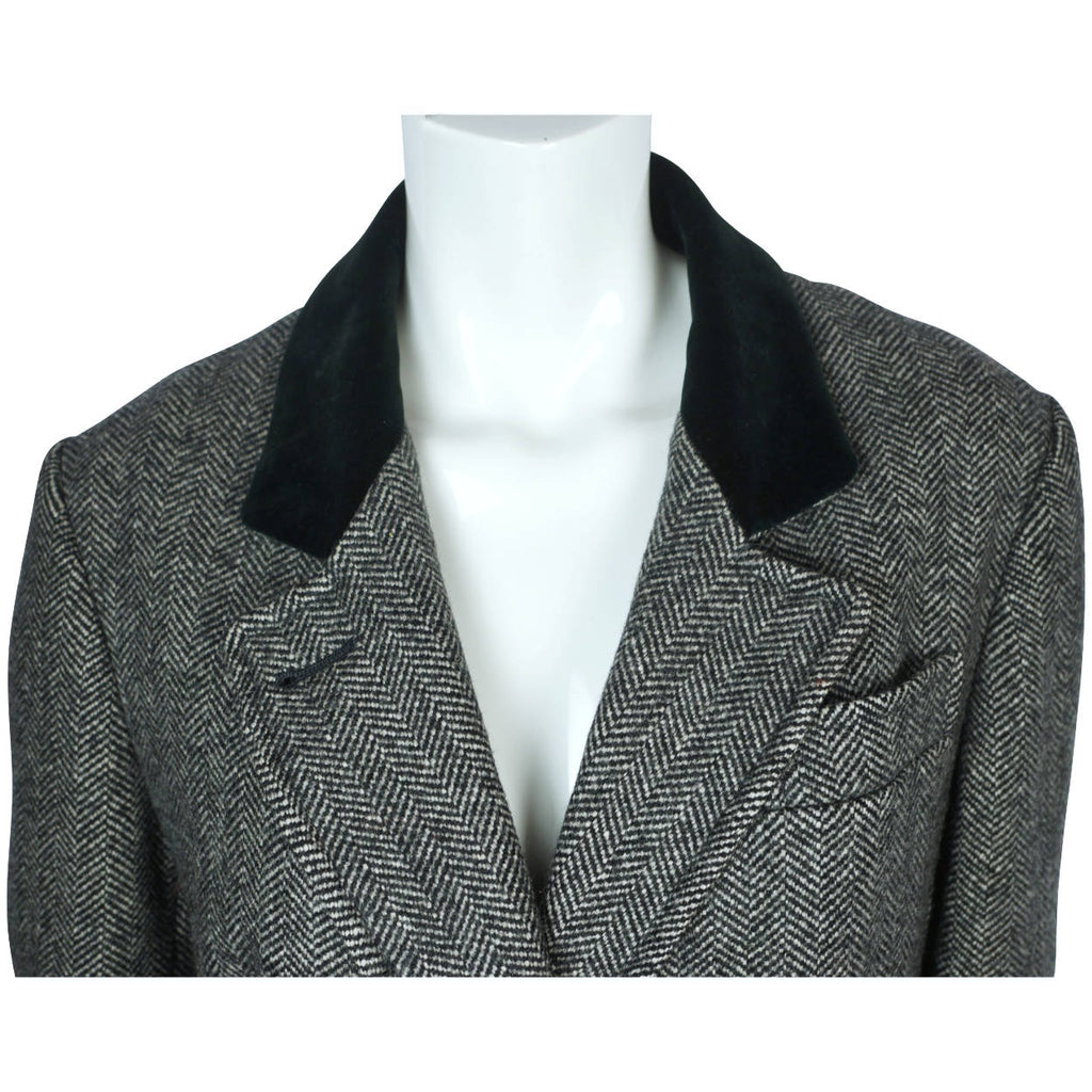 Vintage 70s Tweed Coat B Altman Fifth Avenue Ladies Size M - Poppy's Vintage Clothing