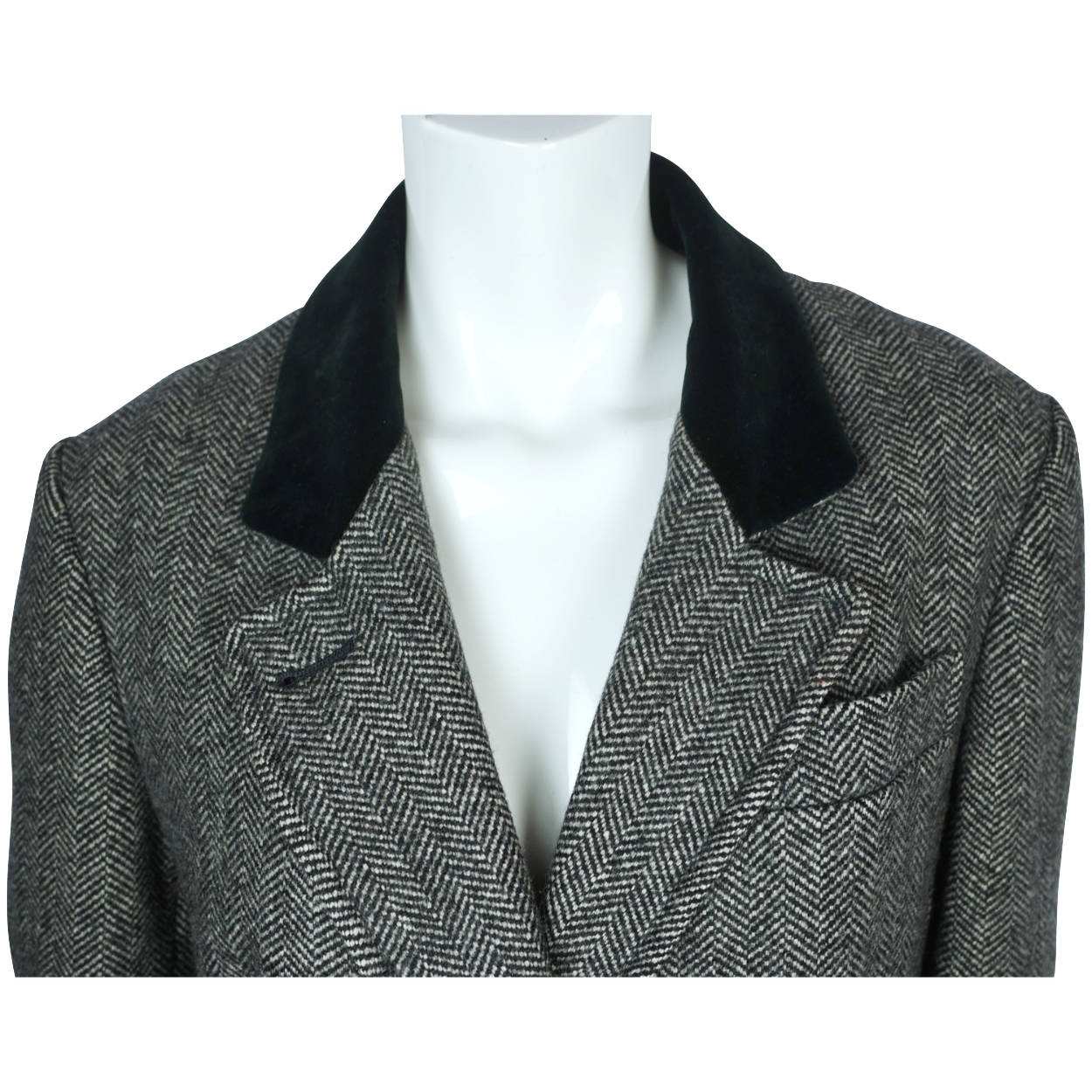 Vintage 70s Tweed Coat B Altman Fifth Avenue Ladies Size M - Poppy's Vintage Clothing
