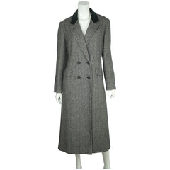 Vintage 70s Tweed Coat B Altman Fifth Avenue Ladies Size M - Poppy's Vintage Clothing