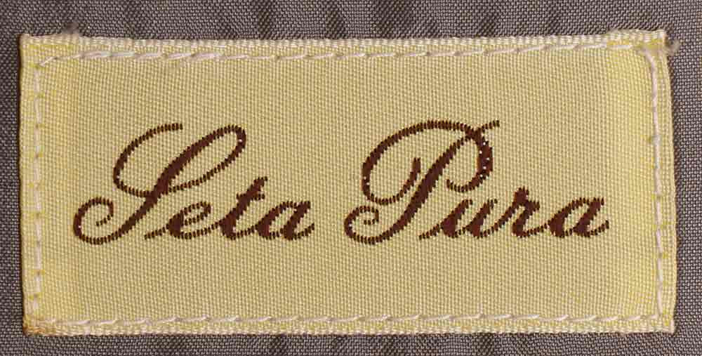 Vintage 1980s Designer Balenciaga Paris Mens Silk Suit Silver Gray - L - Poppy's Vintage Clothing