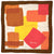 1960s Vintage Balenciaga Silk Scarf Square Abstract Pattern