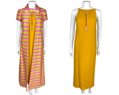 Vintage 1970s Renato Balestra Dress w Coat Italian Couture