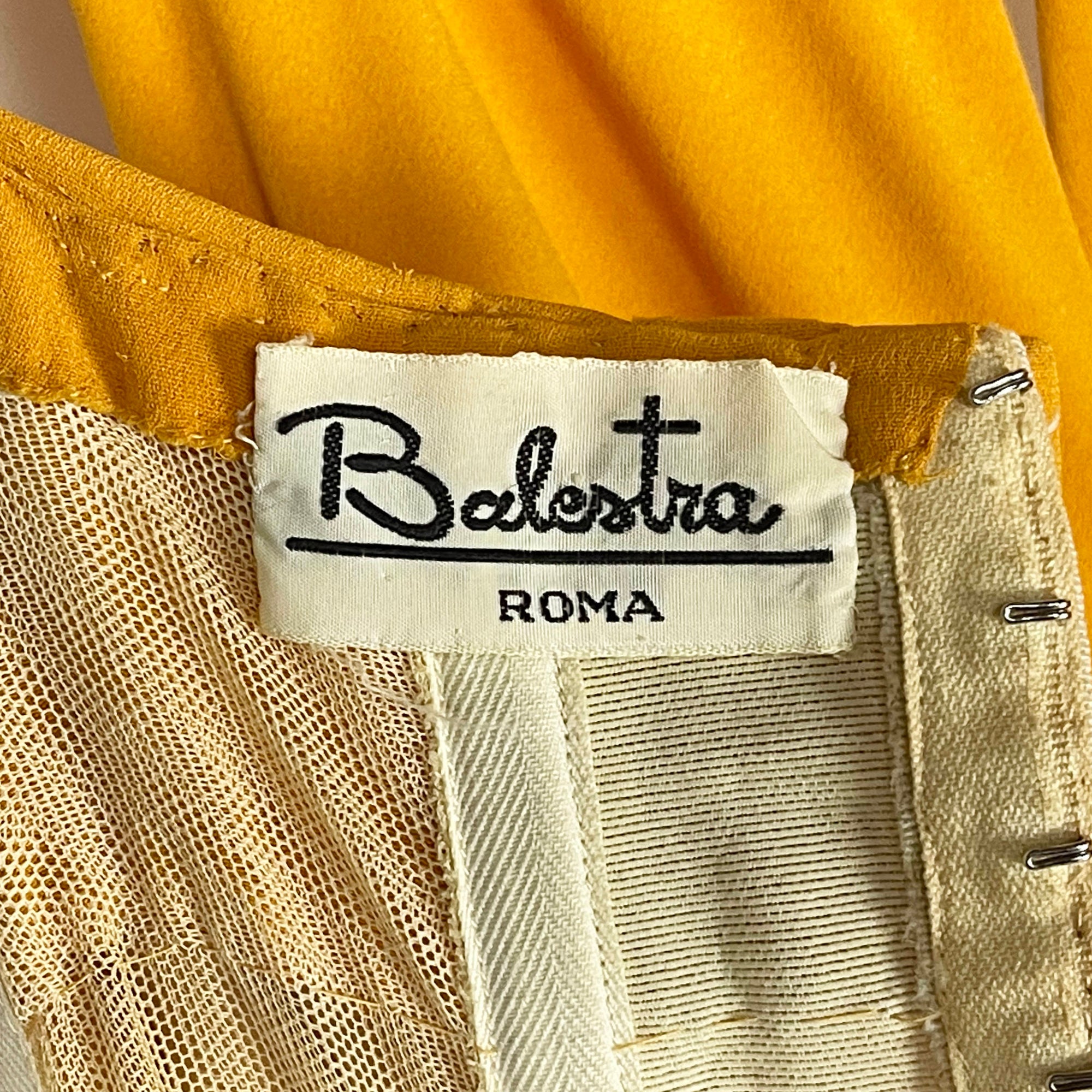 Vintage 1970s Renato Balestra Dress w Coat Italian Couture