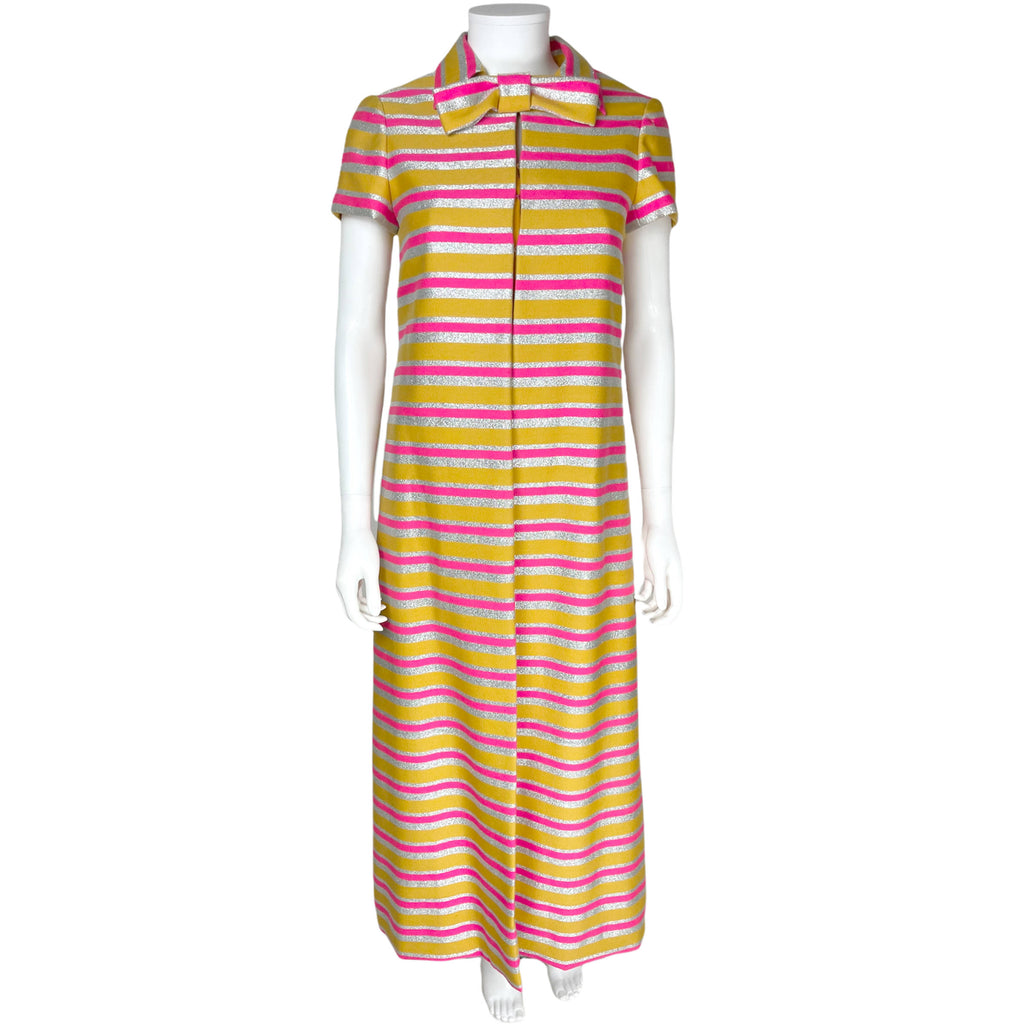 Vintage 1970s Renato Balestra Dress w Coat Italian Couture