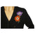 Vintage Ballantyne Scottish Cashmere Cardigan Sweater Floral Pattern Size M - Poppy's Vintage Clothing