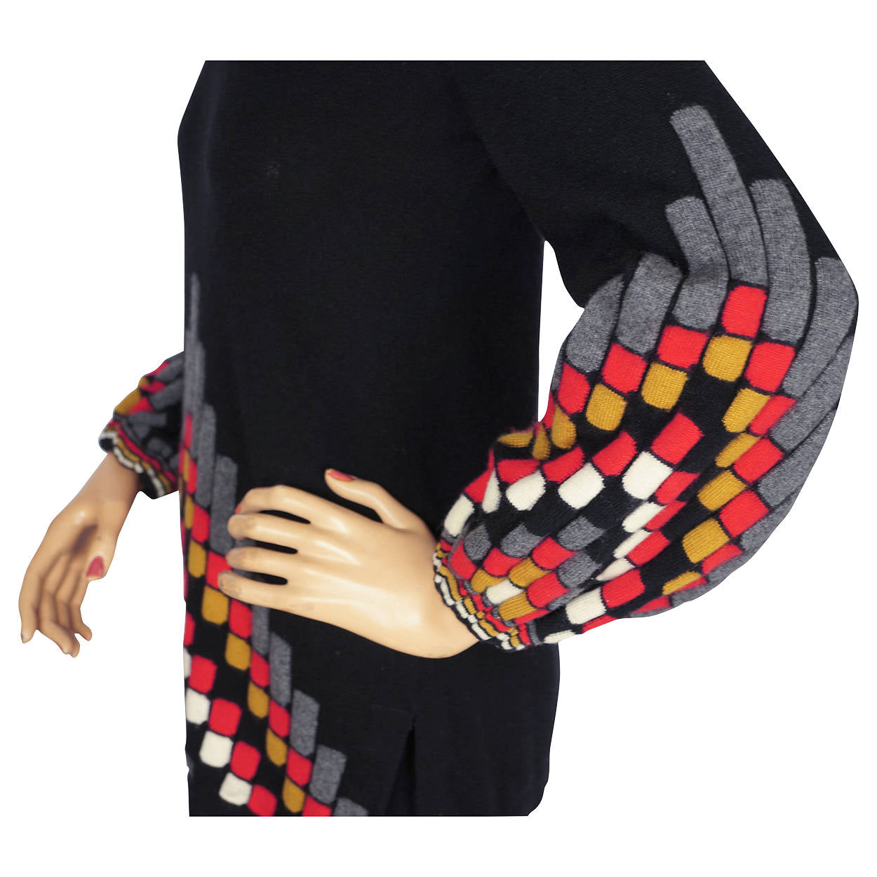 Vintage 1960s Scottish Cashmere Sweater Pantsuit by Ballantyne Scotland Size S M - Poppy's Vintage Clothing